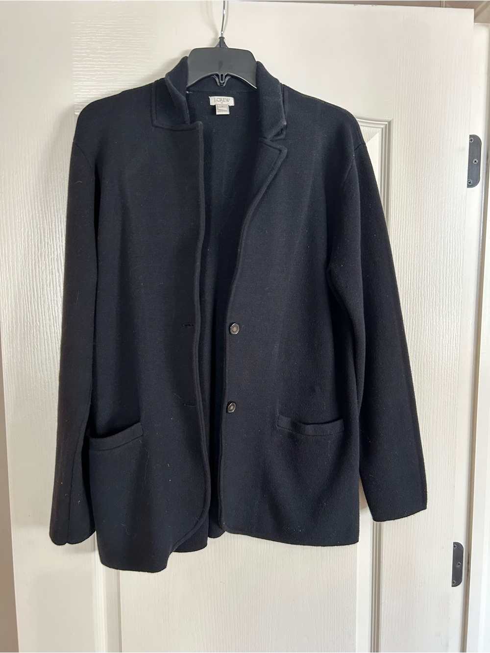 J. Crew Black Women's Sweater Blazer Jacket